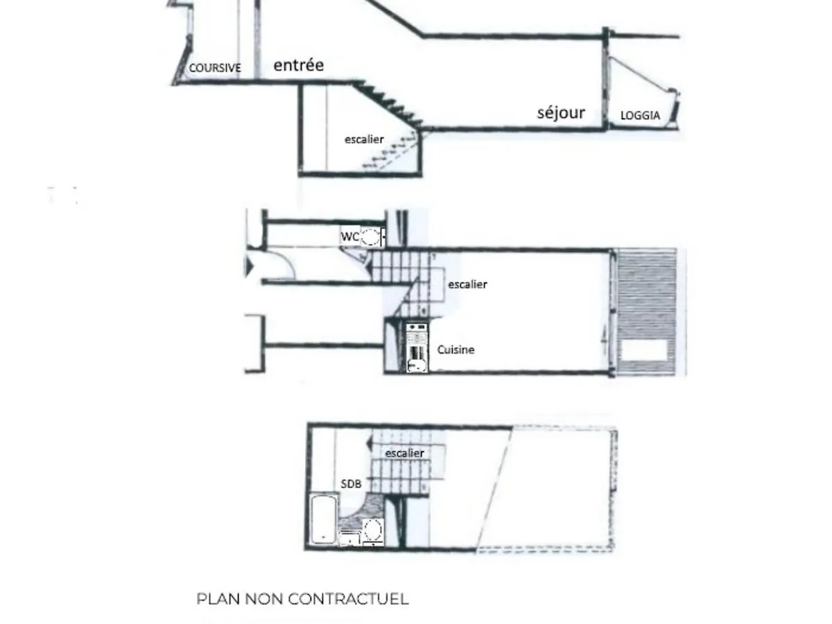 Studio Duplex 4 Personnes Avec Balcon, Brelin, Les Menuires - Fr-1-452-151 Saint-Martin-de-Belleville Apartment